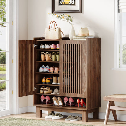 Mobile porta scarpe con anta per 24 paia, per ingresso e soggiorno
