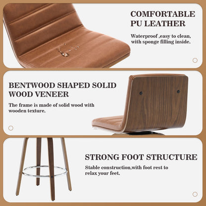 26/29 sgabelli da bar/cucina girevoli in similpelle, set da 2/3 pezzi