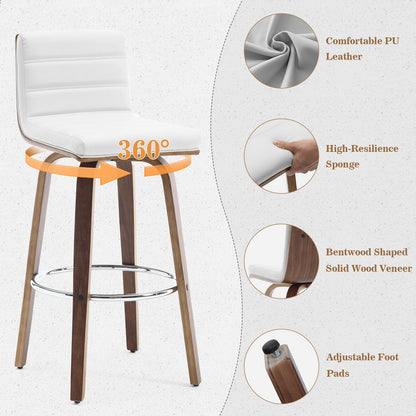 26/29 sgabelli da bar/cucina girevoli in similpelle, set da 2/3 pezzi