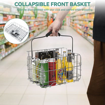 Bicicletta triciclo per adulti da 26 pollici, 3 ruote, 7 velocità.