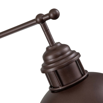 Lampada a sospensione a 3 luci in stile industriale/rustico a forma di cupola, in metallo, con finitura in bronzo oliato, ideale per illuminare isole cucina.