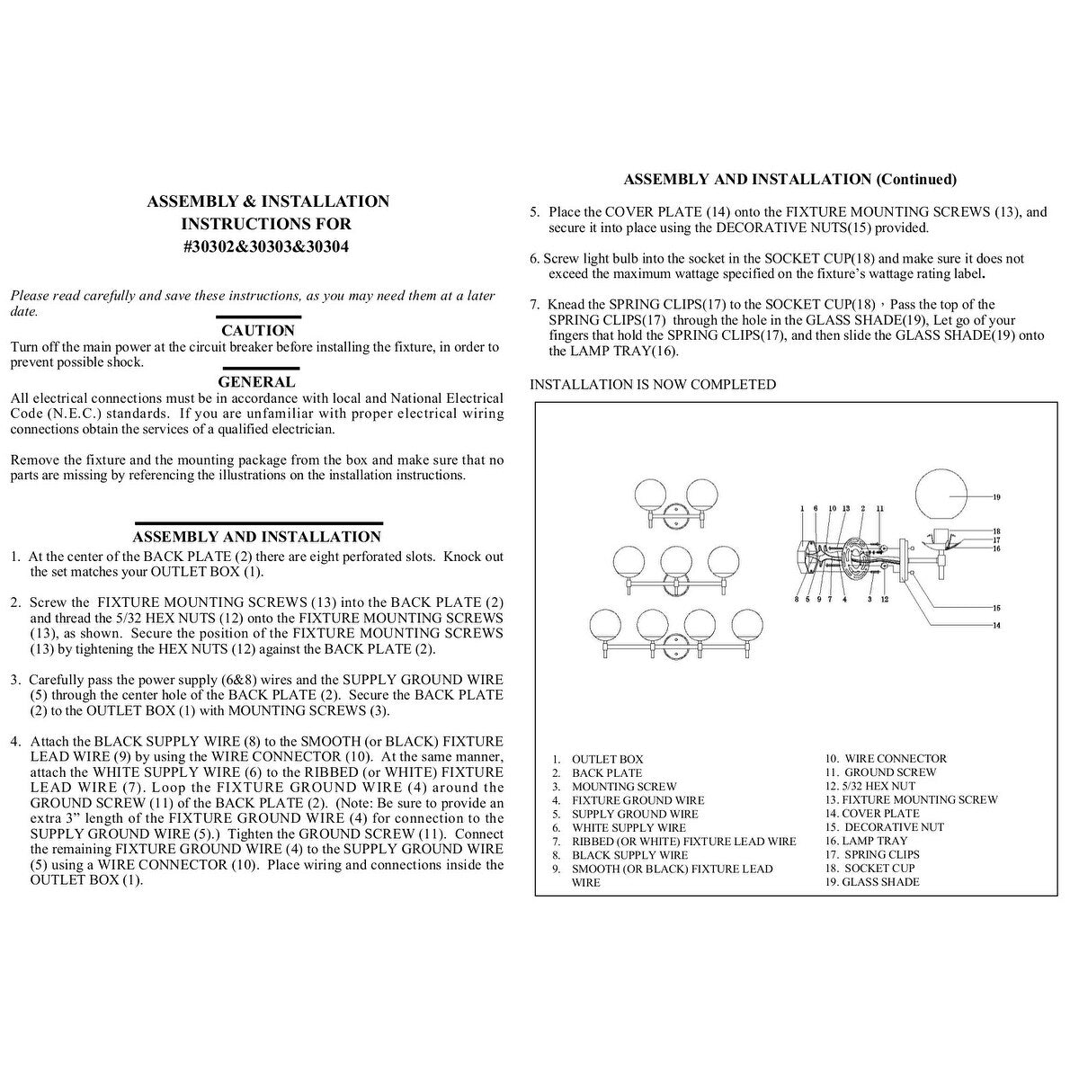 Lampada da bagno a 3 luci 929 Lighting, disponibile in diverse finiture con paralumi in vetro opale.