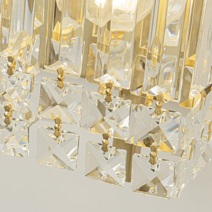 Lampada da bagno moderna e glamour a 3 luci, applique a parete con cristalli per specchio.