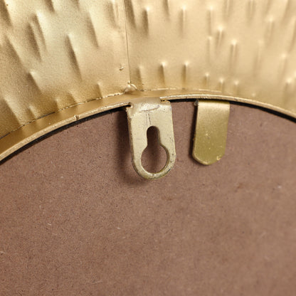 Set di 3 specchi da parete rotondi in metallo dorato - Diametro 22,25 x 2,36 D (altezza)