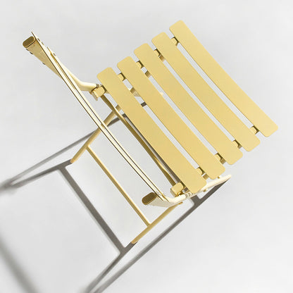 Set da Bistro Minimalista da 3 Pezzi per Patio: Tavolo Rotondo e Sedie Pieghevoli - Set-da-Bistro-da-3-Pezzi-per-Patio