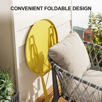 Set da Bistro da Esterno a 3 Pezzi