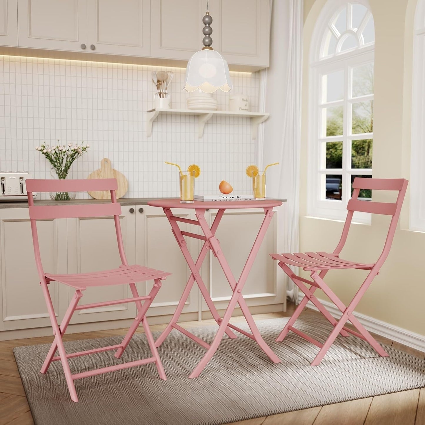 Set da Bistro da Esterno a 3 Pezzi