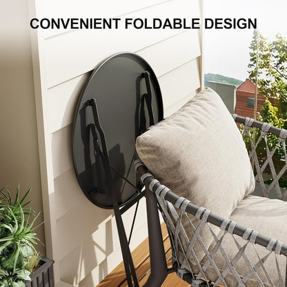 Set da Bistro da Esterno a 3 Pezzi