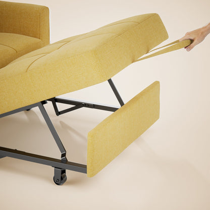 Divano letto trasformabile 3-in-1, divano letto estraibile, letto pieghevole convertibile per soggiorno