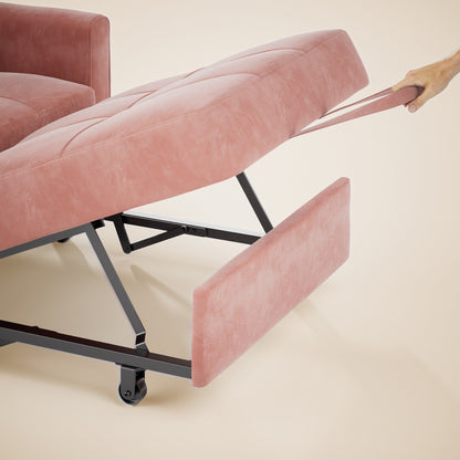 Divano letto trasformabile 3-in-1, divano letto estraibile, letto pieghevole convertibile per soggiorno