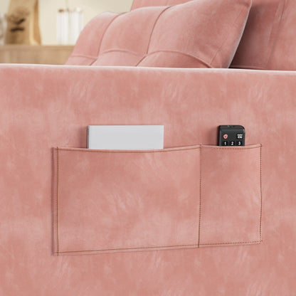 Divano letto trasformabile 3-in-1, divano letto estraibile, letto pieghevole convertibile per soggiorno