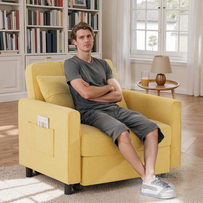 Divano letto trasformabile 3-in-1, divano letto estraibile, letto pieghevole convertibile per soggiorno