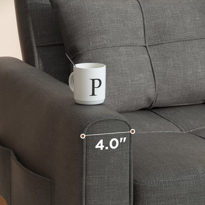 Divano letto trasformabile 3-in-1, divano letto estraibile, letto pieghevole convertibile per soggiorno