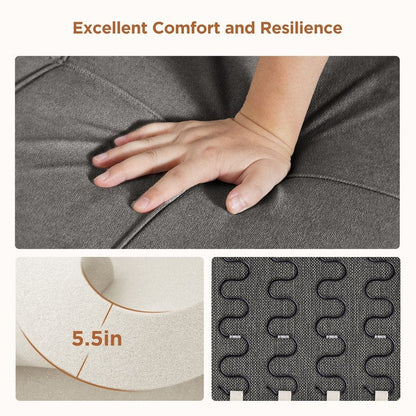 Divano letto trasformabile 3-in-1, divano letto estraibile, letto pieghevole convertibile per soggiorno