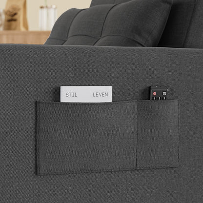 Divano letto estraibile 3 in 1, poltrona letto, divano letto imbottito regolabile e pieghevole.