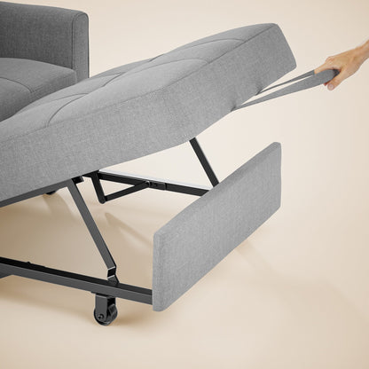 Divano letto estraibile 3 in 1, poltrona letto, divano letto imbottito regolabile e pieghevole.