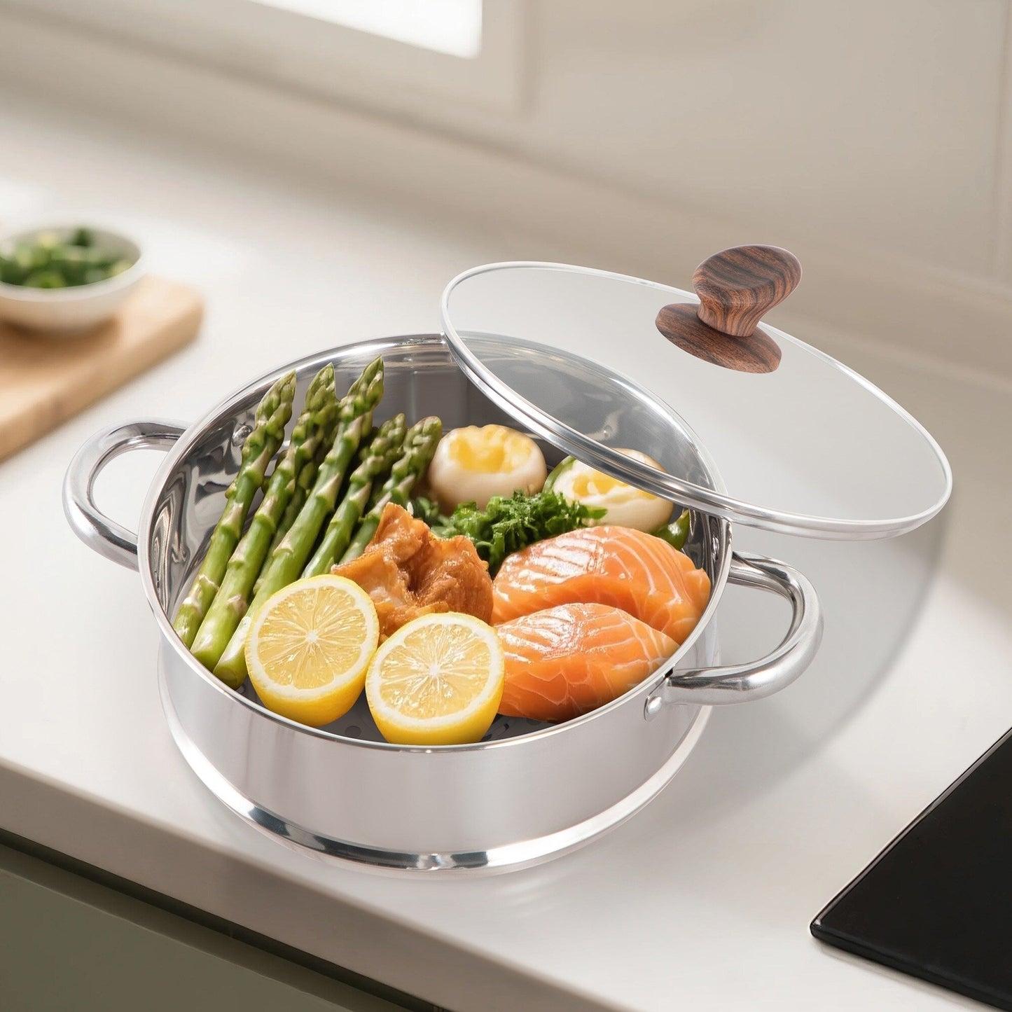 Set di pentolame e accessori da cucina in granito da 30 pezzi, set di pentole e padelle antiaderenti.