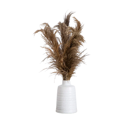 30 Desert Whisper - Pampas naturali essiccate in vaso di ceramica