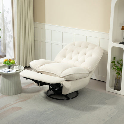 Set di 2 poltrone reclinabili girevoli a 360 gradi, regolabili.