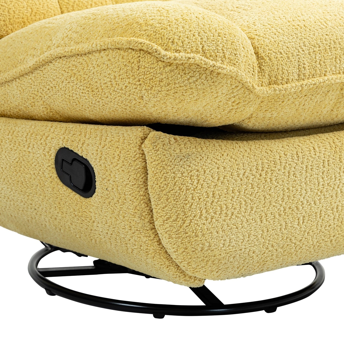 Set di 2 poltrone reclinabili girevoli a 360 gradi, regolabili.