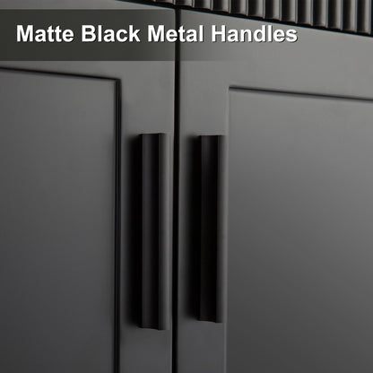 Set per bagno Wavy Line con mobile lavabo e miscelatore, disponibile nelle misure 30/36/48 pollici.