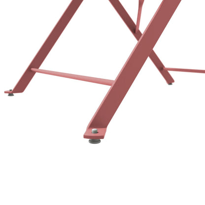 Set da bistrot pieghevole in metallo da 3 pezzi, set da conversazione per esterni/interni resistente alle intemperie, ideale per patio, cortile, giardino.