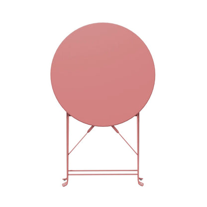 Set da bistrot pieghevole in metallo da 3 pezzi, set da conversazione per esterni/interni resistente alle intemperie, ideale per patio, cortile, giardino.