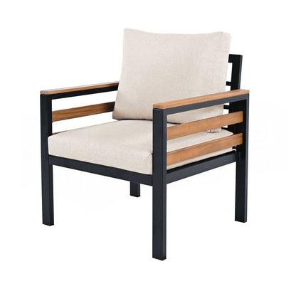 Set di mobili da giardino da 4 pezzi