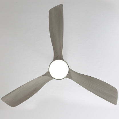 Ventilatore da soffitto a LED integrato da 48 e 52 pollici con luce e telecomando, motore DC reversibile