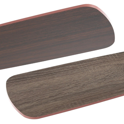 Ventilatore da soffitto a LED integrato da 48 e 52 pollici con luce e telecomando, motore DC reversibile