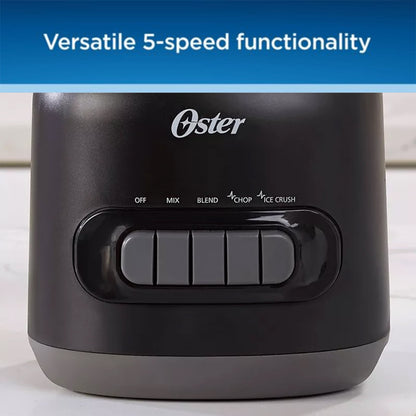 Frullatore con 5 velocità, contenitore in plastica da 6 tazze, potenza 700 Watt - 6 tazze