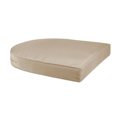 Set da pranzo in vimini intrecciato bianco, 5 pezzi