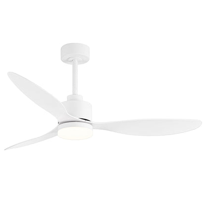 Ventilatore da soffitto a LED da 52 pollici con luci e telecomando (3 pale)