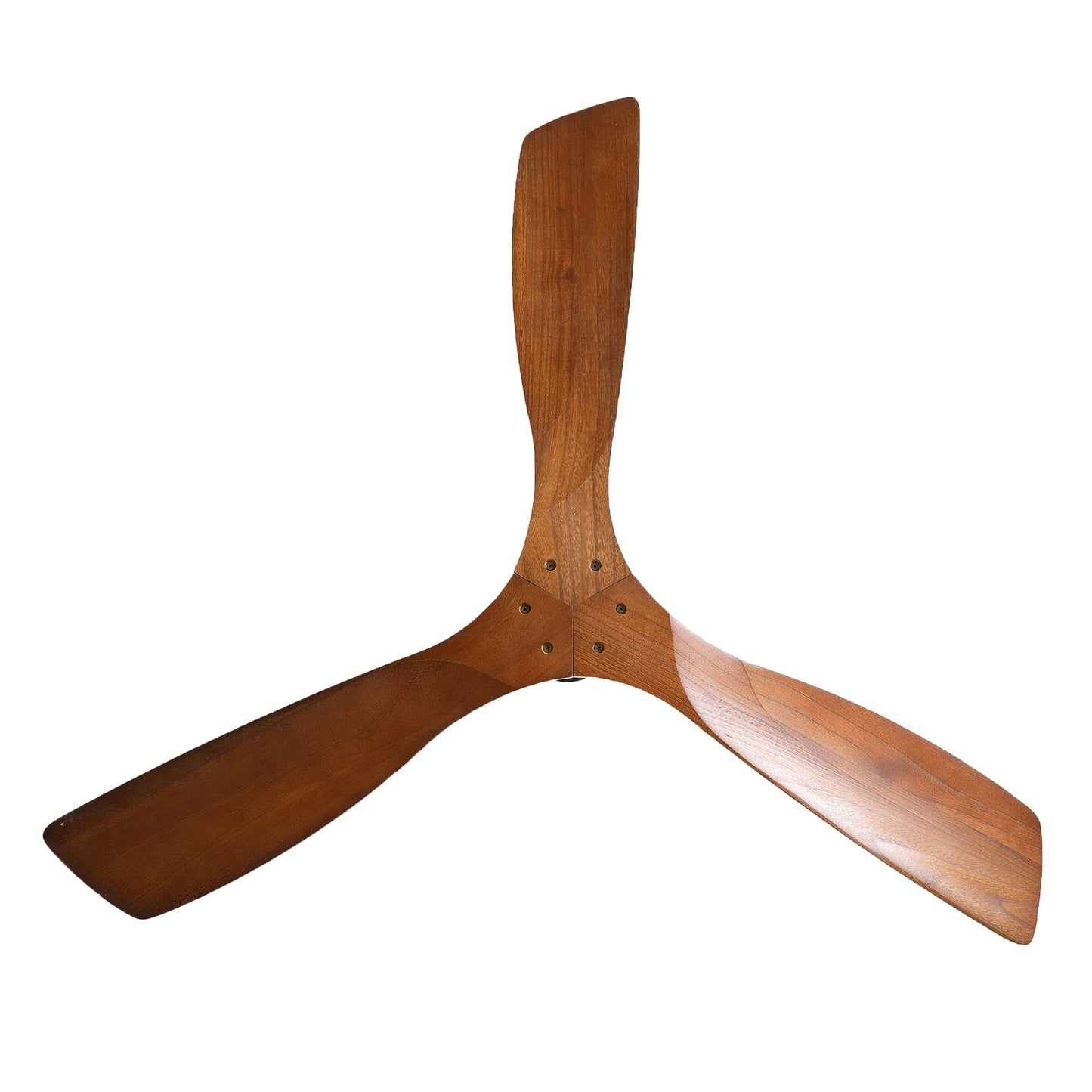 Sofucor Ventilatore da soffitto interno in legno da 52 pollici con luce e telecomando, luce integrata opzionale