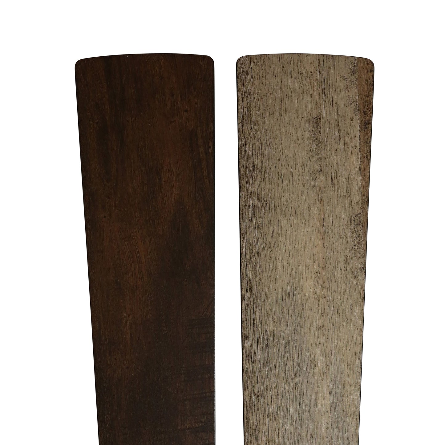 Ventilatore da soffitto a LED in stile rustico con struttura in metallo spazzolato e pale in carbonio da 52 pollici