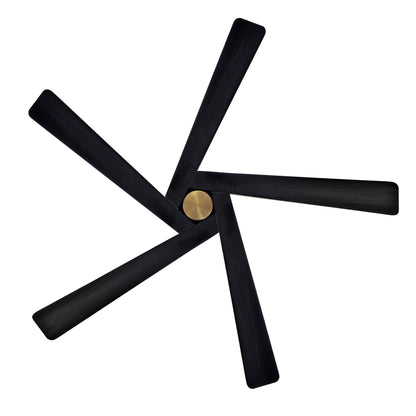 Ventilatore da soffitto interno WINGBO da 54 pollici con motore DC, senza luci - N/A