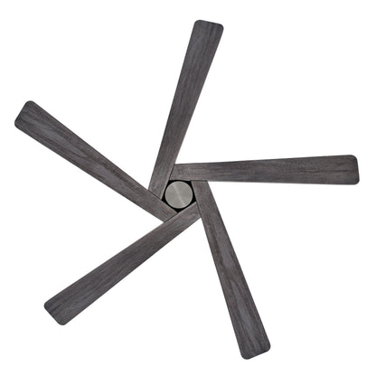 Ventilatore da soffitto interno WINGBO da 54 pollici con motore DC, senza luci - N/A