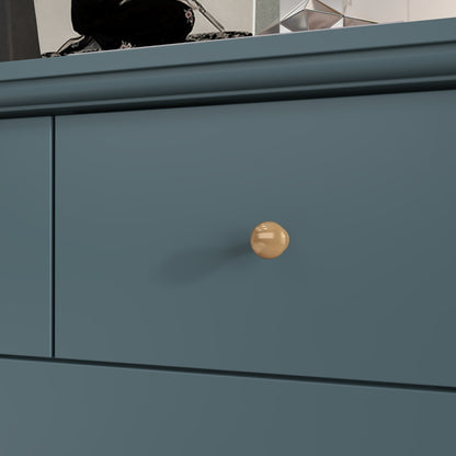 Comò da camera da letto doppia larga 55,1 pollici con cassetti portaoggetti