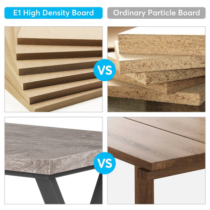 Scrivania per computer robusta, scrivania da ufficio, 55"