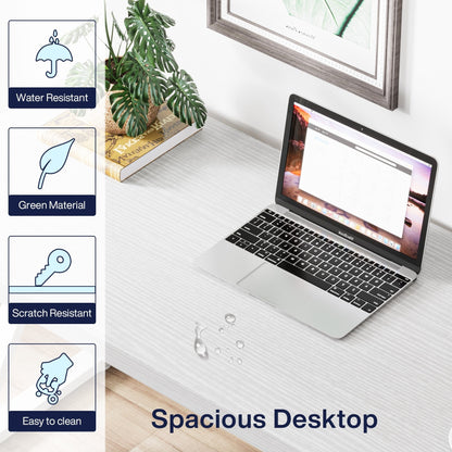 Scrivania per computer robusta, scrivania da ufficio, 55"