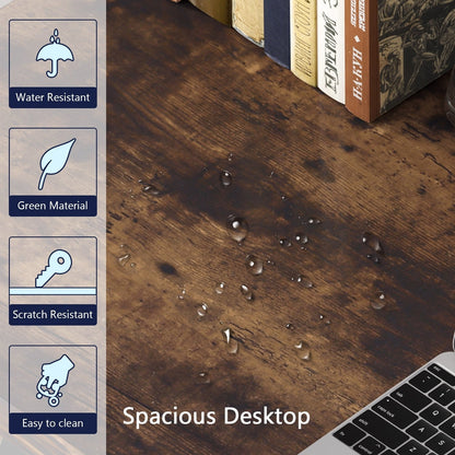 Scrivania per computer robusta, scrivania da ufficio, 55"