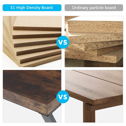 Scrivania per computer robusta, scrivania da ufficio, 55"