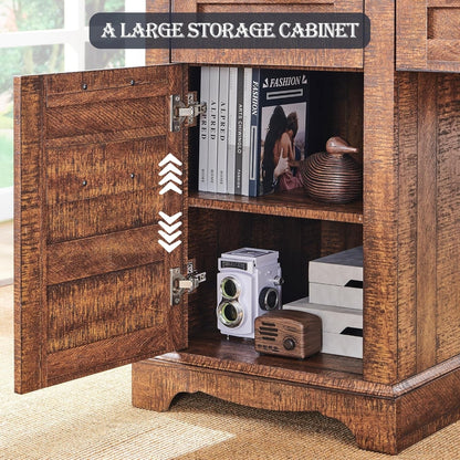 Scrivania da ufficio a forma di L in stile farmhouse, scrivania d'angolo in legno, scrivania per computer