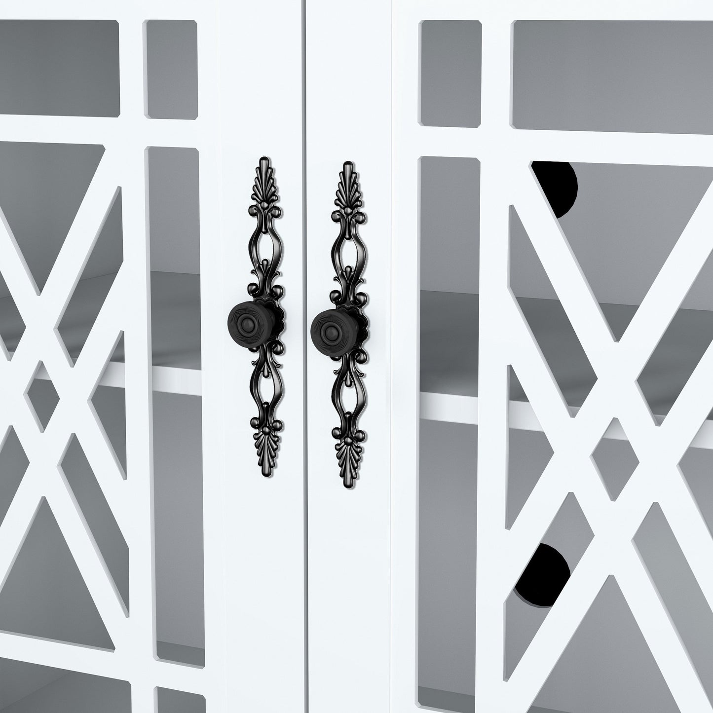 Buffet/Credenza da Cucina in Legno in Stile Vintage - 160 cm di Larghezza