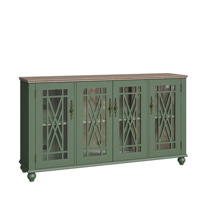 Buffet/Credenza da Cucina in Legno in Stile Vintage - 160 cm di Larghezza