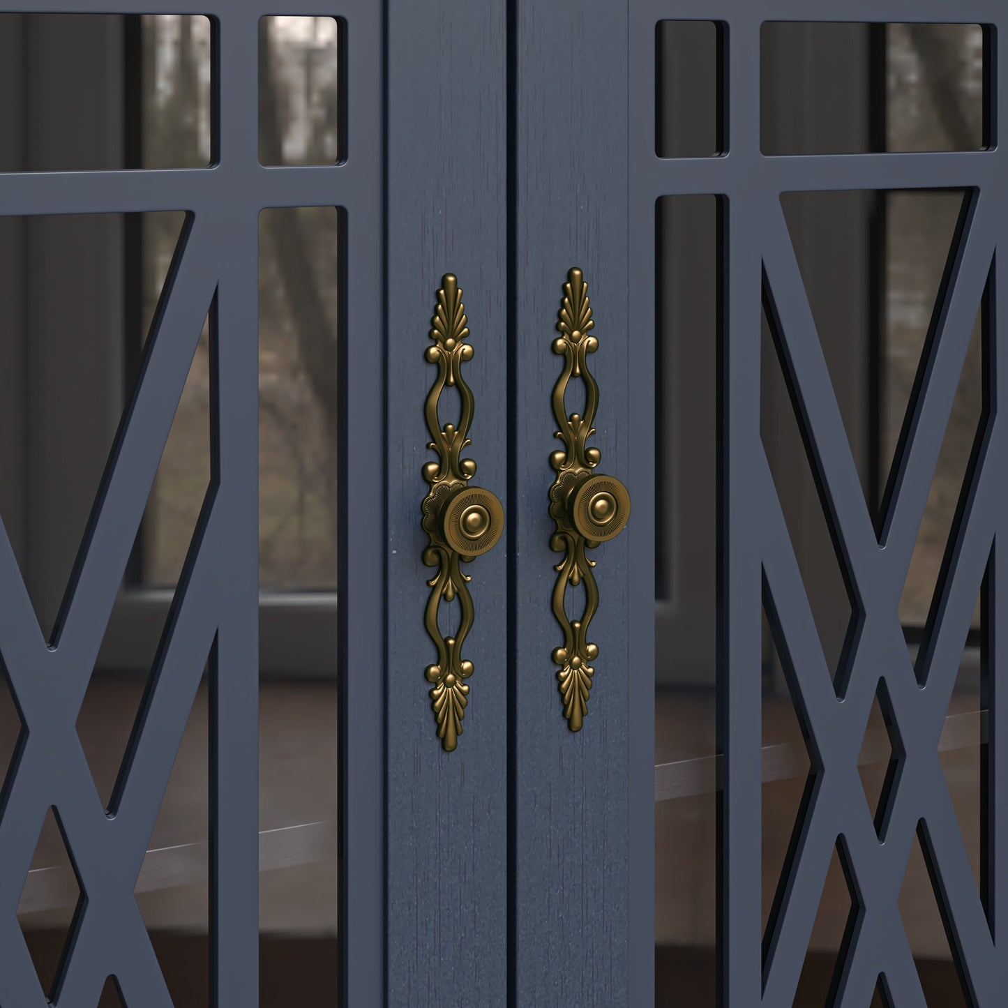 Buffet/Credenza da Cucina in Legno in Stile Vintage - 160 cm di Larghezza