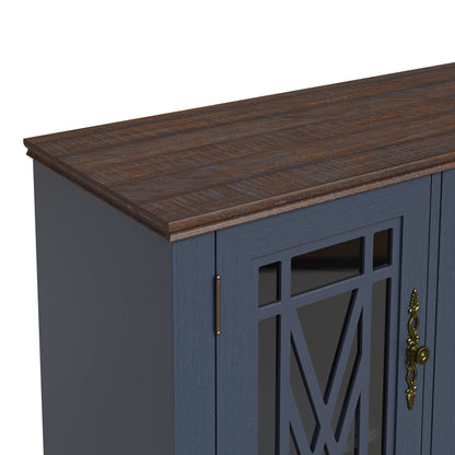 Buffet/Credenza da Cucina in Legno in Stile Vintage - 160 cm di Larghezza