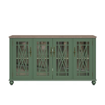 Buffet/Credenza da Cucina in Legno in Stile Vintage - 160 cm di Larghezza