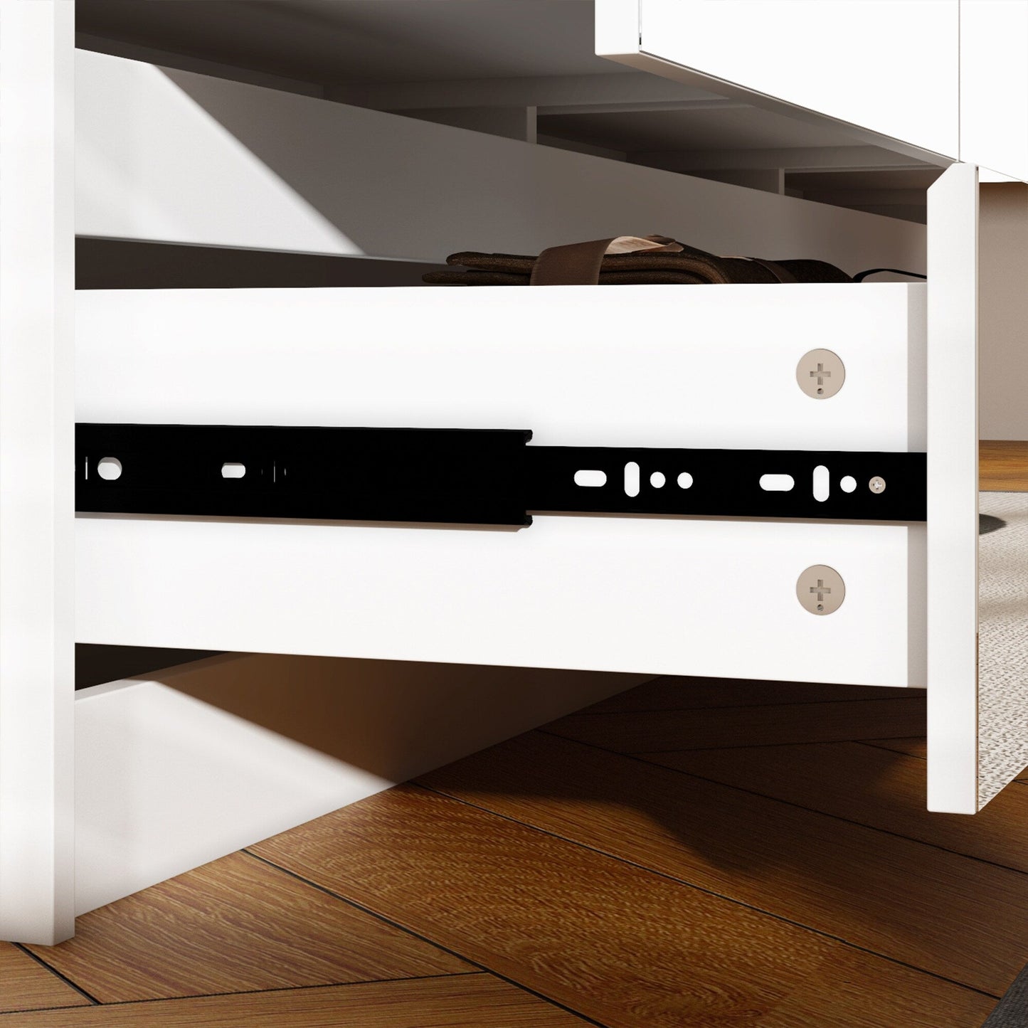 Comò con 9 cassetti da 63W, comò decorativo per soggiorno e camera da letto.