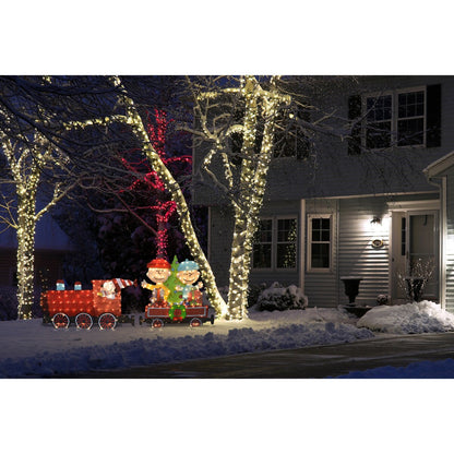 Set di 2 pezzi di decorazioni da giardino a LED 2D Peanuts pre-illuminate, 79 cm